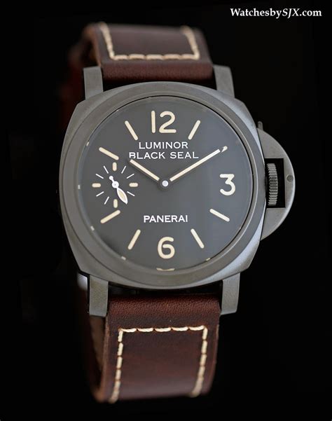 panerai luminor black seal limited edition watch|Panerai Luminor chrono.